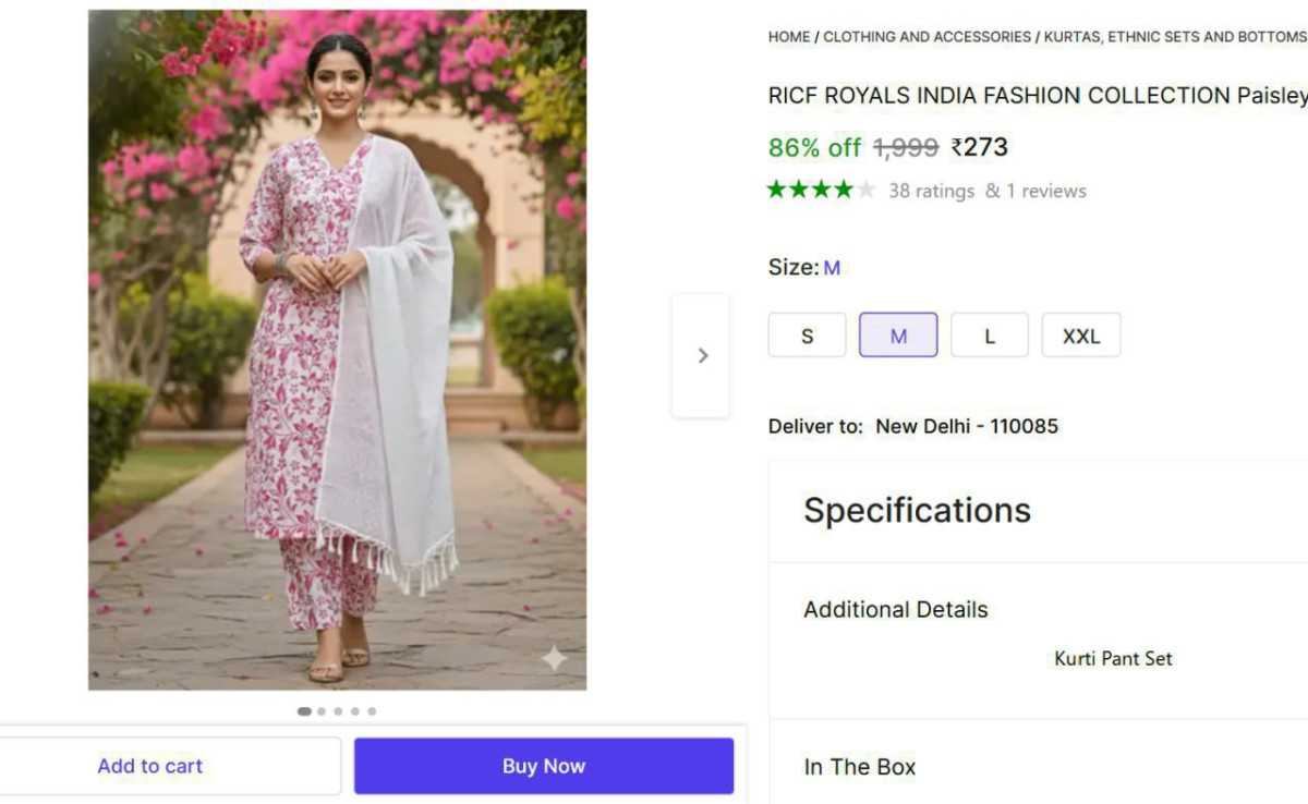 Shopsy Women Kurta Pant Dupatta Set 273 – Best Price in India