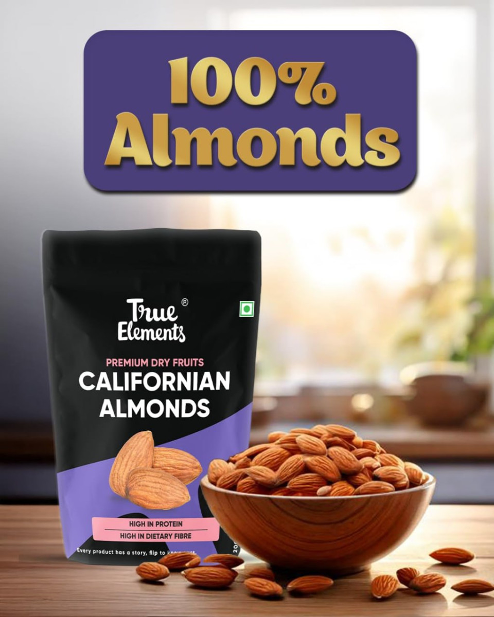 True Elements Almonds 500g 539 – Best Price in India