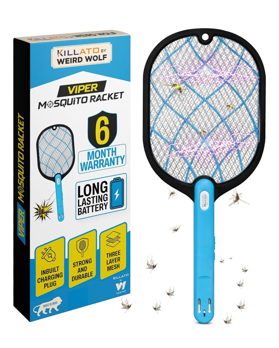 Weird Wolf Electric Mosquito Bat With Built-in Plug 6 Months Warranty 399 –