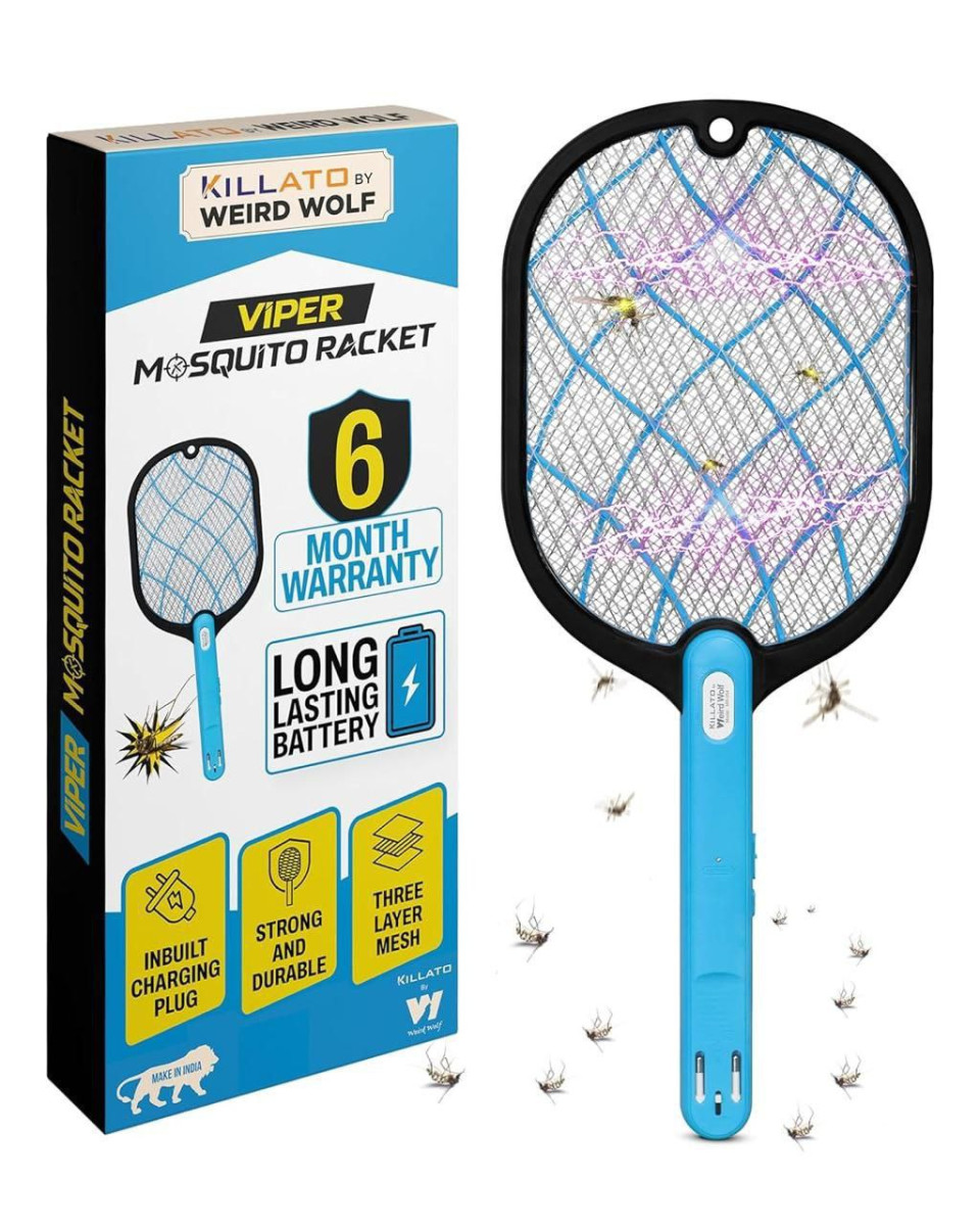 Weird Wolf Electric Mosquito Bat With Built-in Plug 6 Months Warranty – Bes