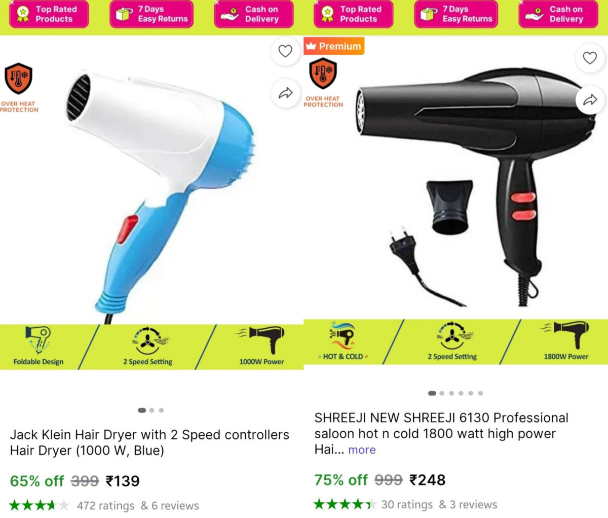 Professional Hair Dryer 139 248 – Best Price in India