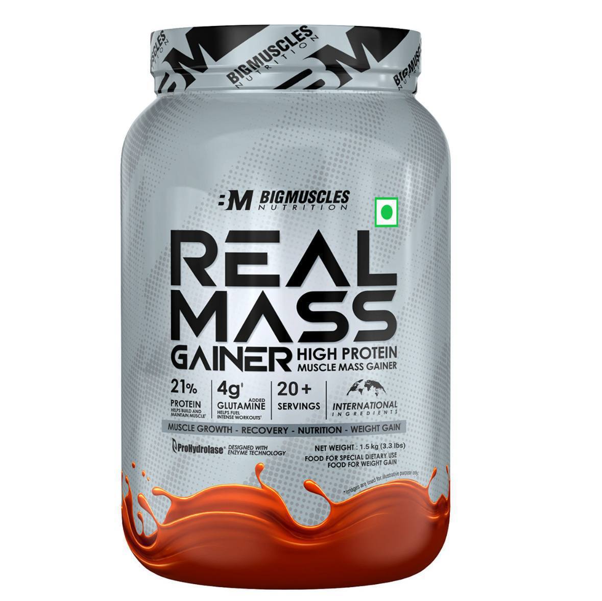Amazon Bm Real Mass Gainer 1kg 675 - – Best Price in India