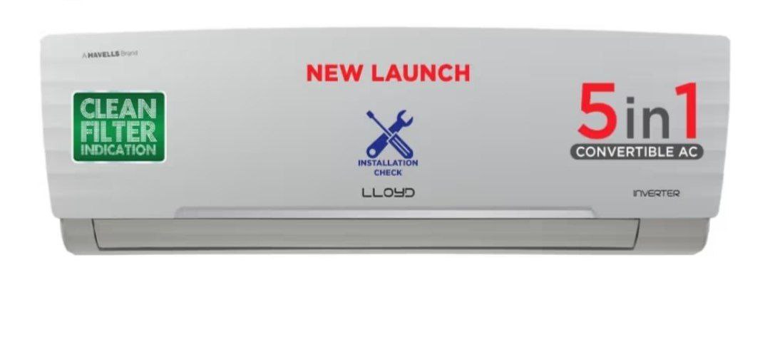 Lloyd 1 5 Ton 3 Star Inverter Split Ac (6 In 1 Convertible Copper Anti-vira