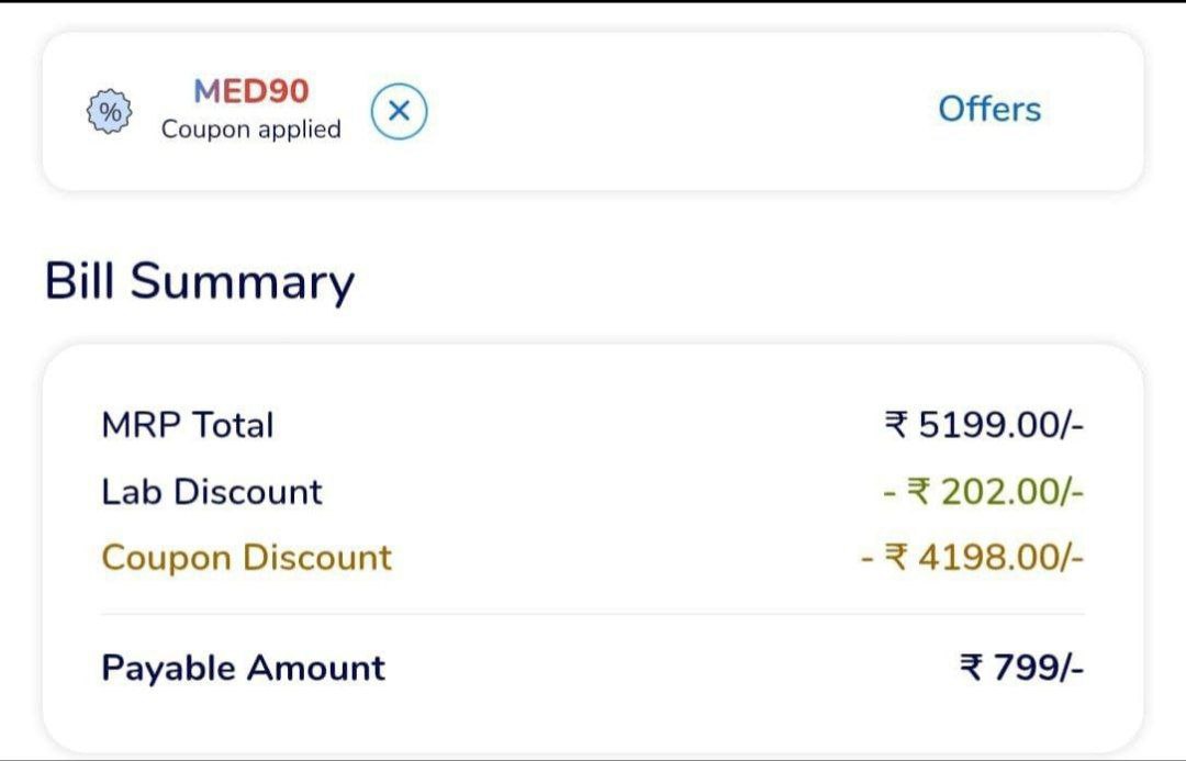 Medibuddy Loot Flat 4400 On Medibuddy Health Check-up 84 Lab Test Package (