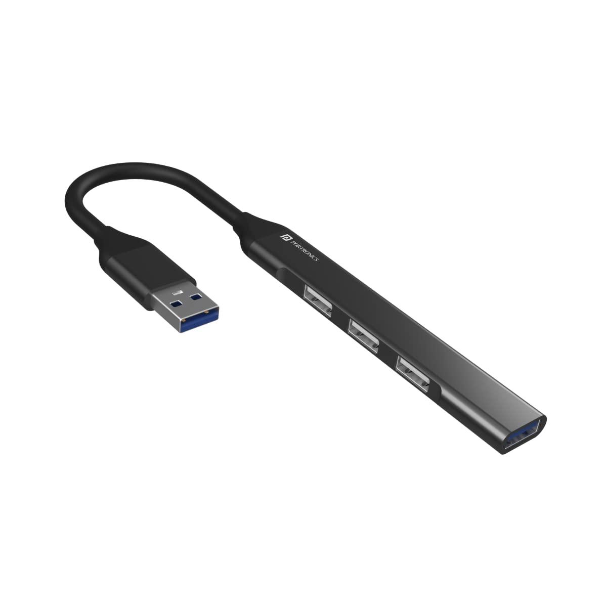 Portronics Mport 31 Usb Hub Dock (4-in-1) Multiport Adapter 269 – Best Pric