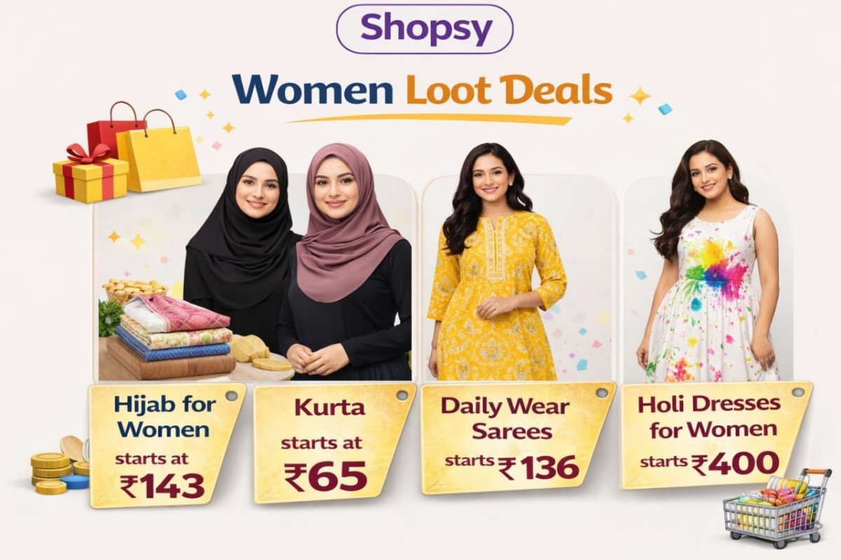 Shopsy Women Loot Deals Hijab For Women Starts At 143 Kurta Starts At 65 Da