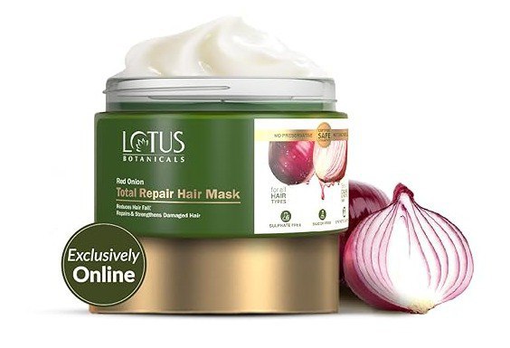Amazon Lotus Botanicals Red Onion Total Repair Hair Mask Hair Mask 200g 286