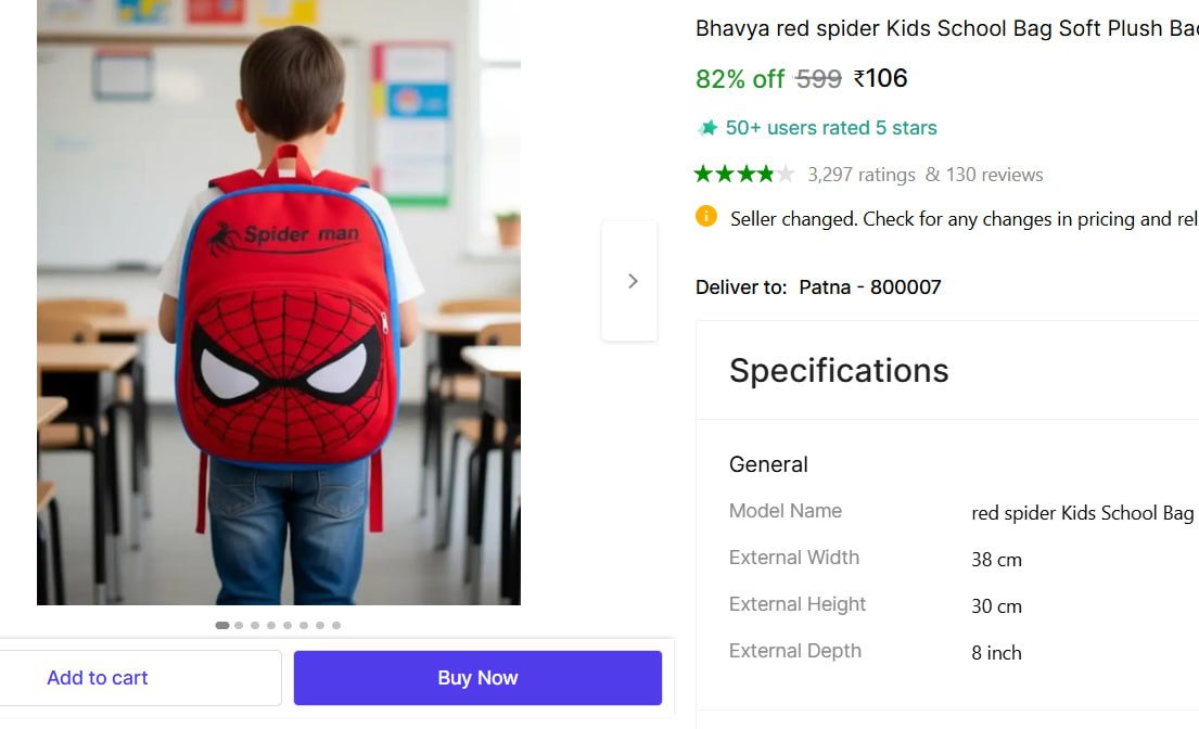 Kids School Bag 106 More Deals Click Here Must Read – Best Price in India