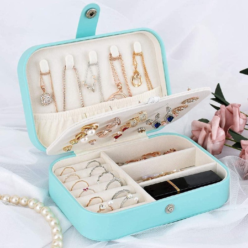 Jewellery Organisers Gifts Multilayer Pu Leather Portable Home Jwell Organi