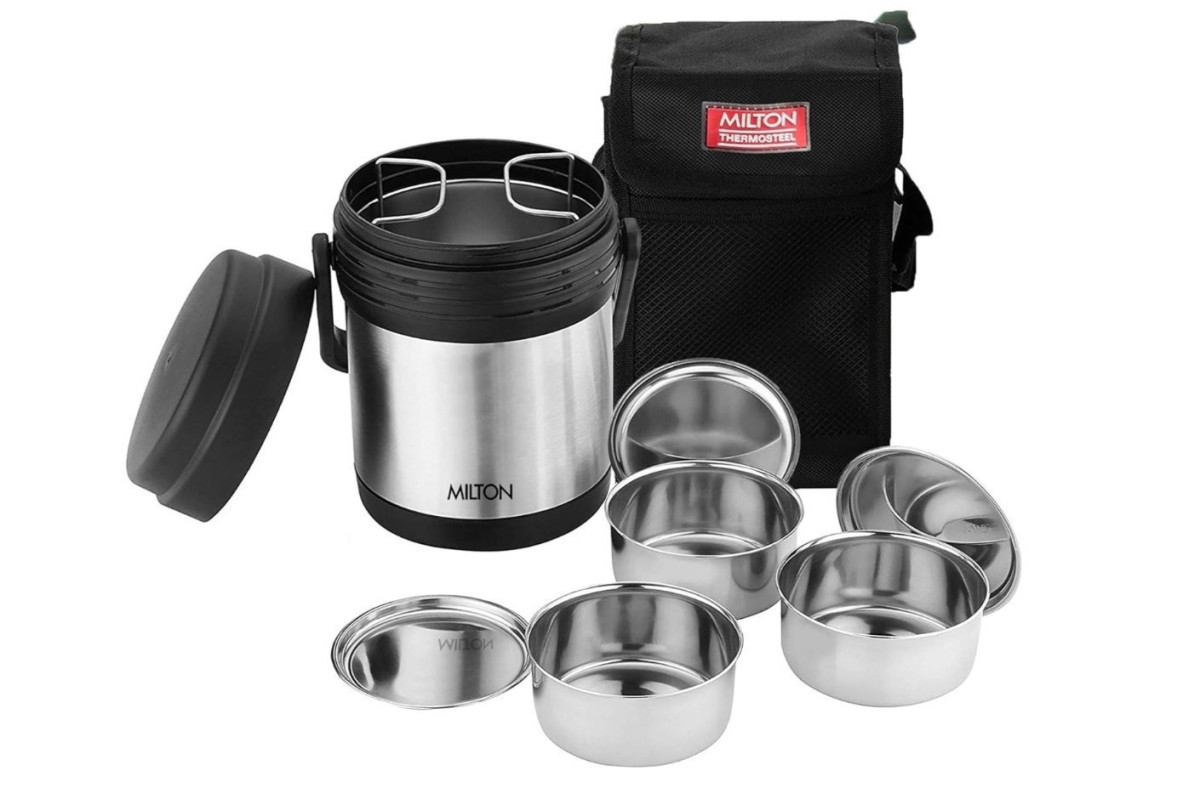 Milton Thermosteel 3 Container Lunch Box At 799 – Best Price in India