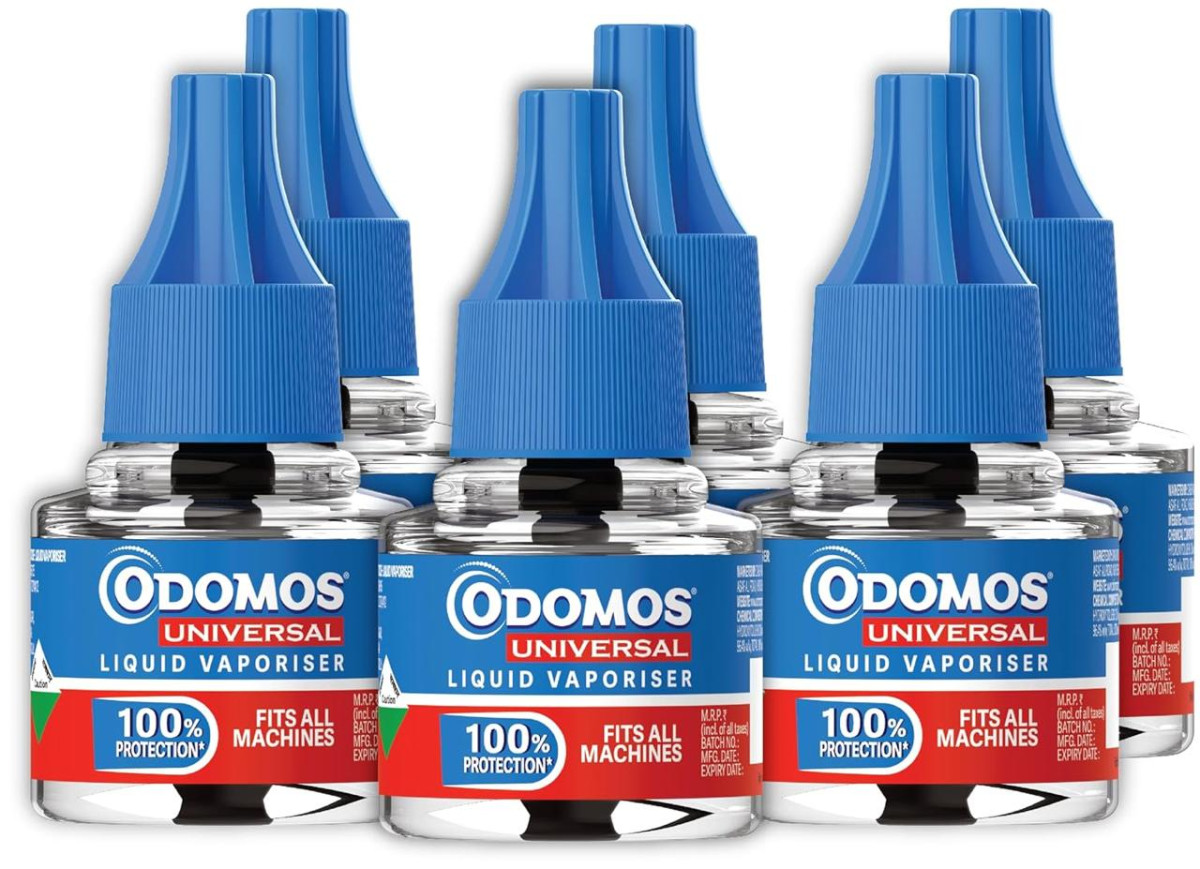 Odomos Universal Liquid Vaporiser 45ml X Pack Of 6 259 – Best Price in Indi