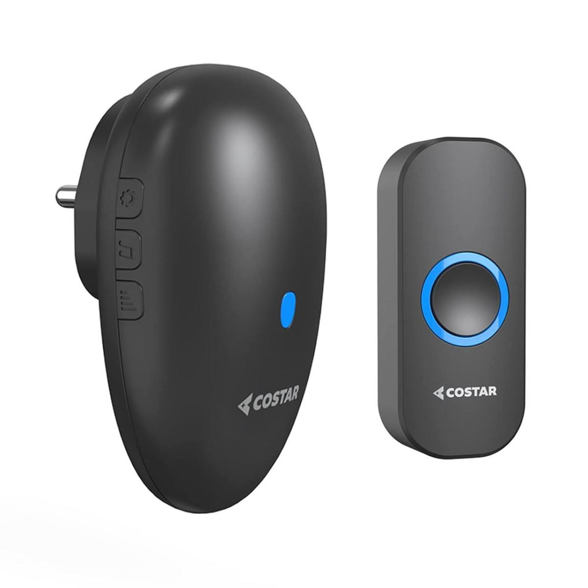 Costar Wireless Door Bell Kits Chime For Home Office With Led Light 150 Met
