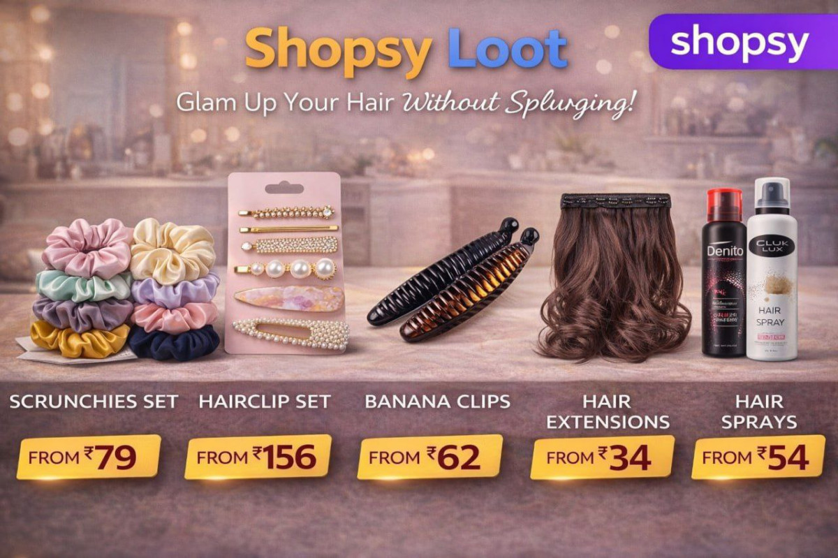 Hair Accessories Starting At Just 34 Hair Extensions From 34 Hair Sprays Fr