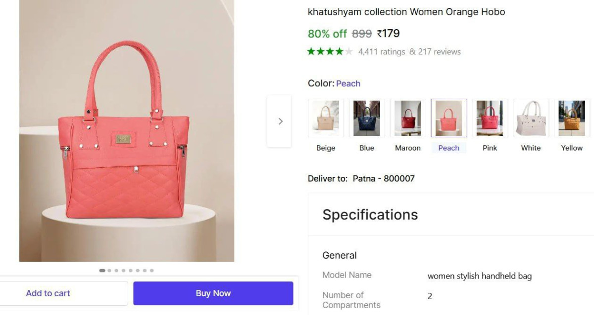 Women Stylish Handheld Bag 179 – Best Price in India