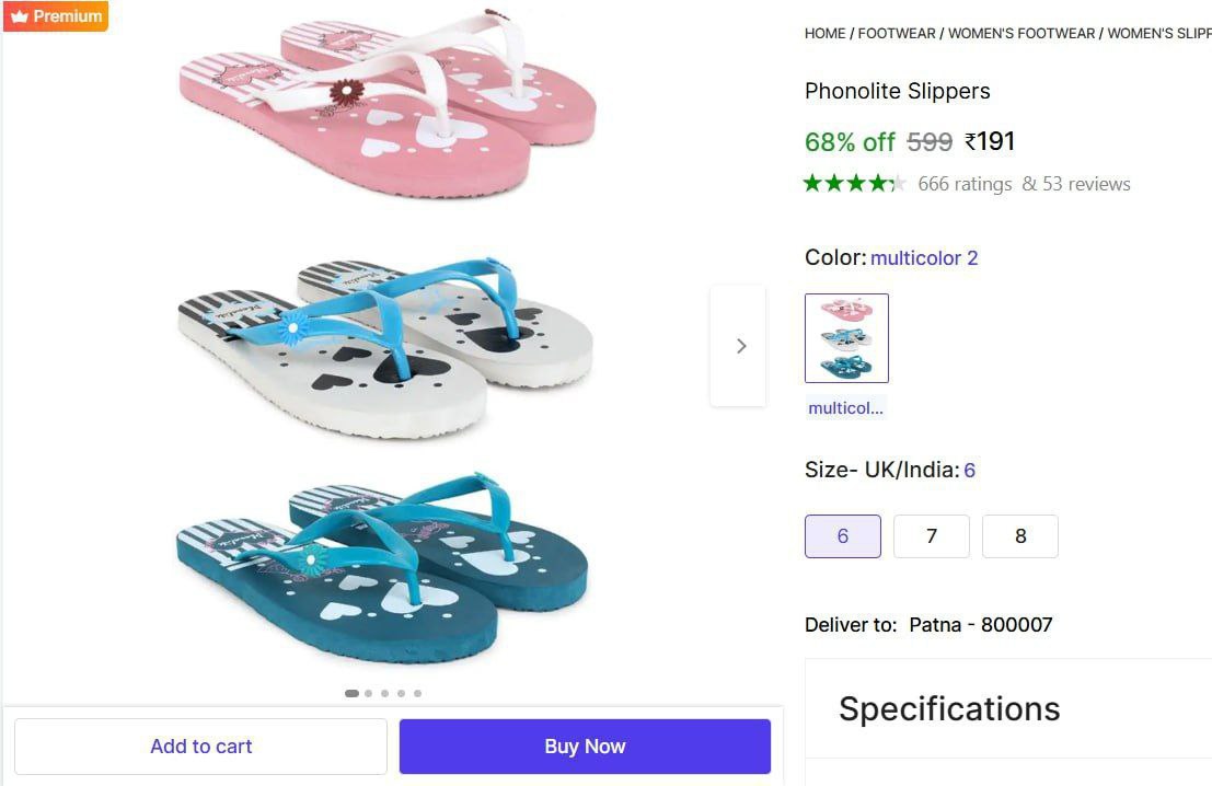 Pack Of 3 Slippers 191 – Best Price in India