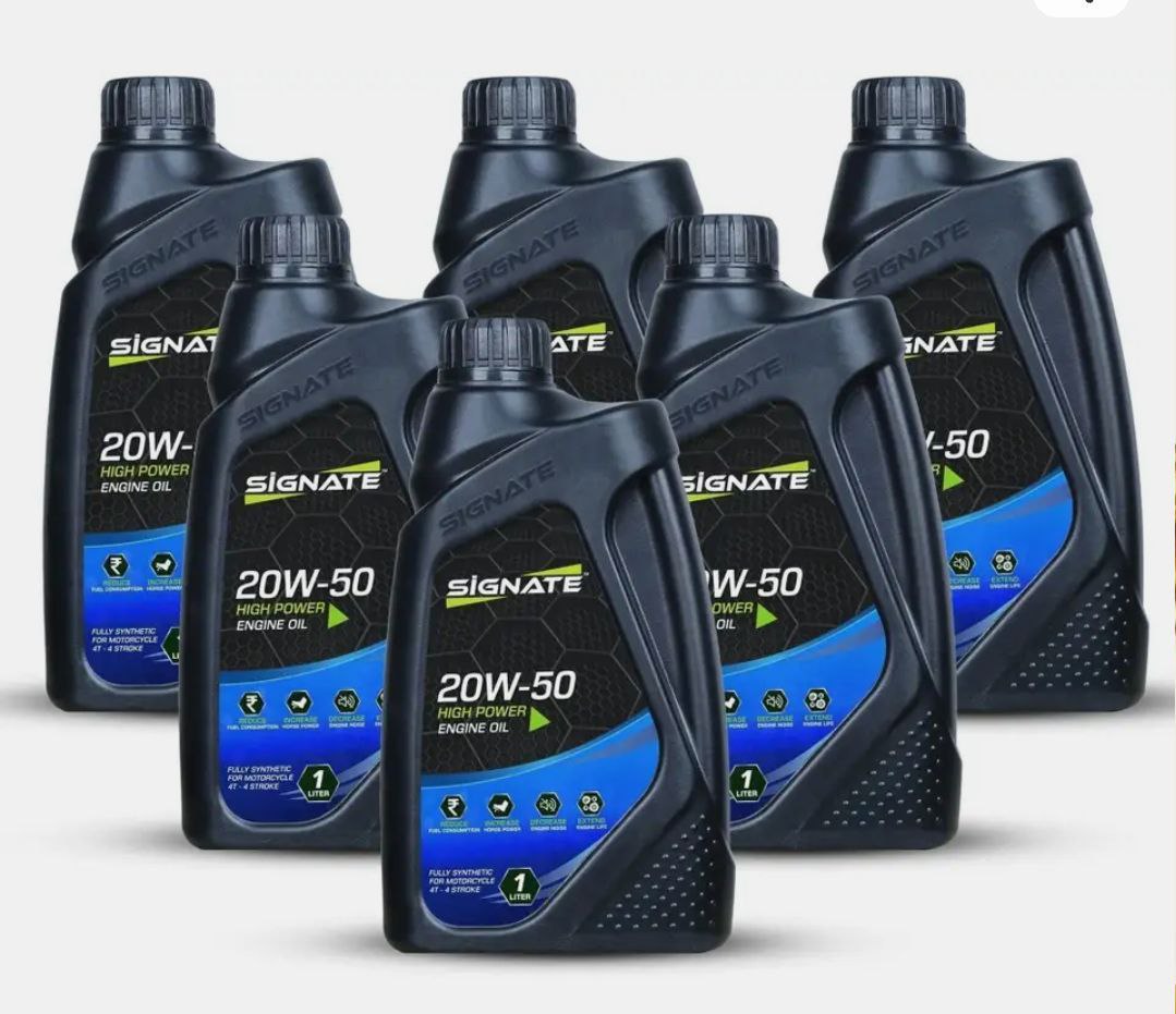 Flipkart Signate 20w50 Semi-synthetic Engine Oil For Bicycles (1l Pack Of 6