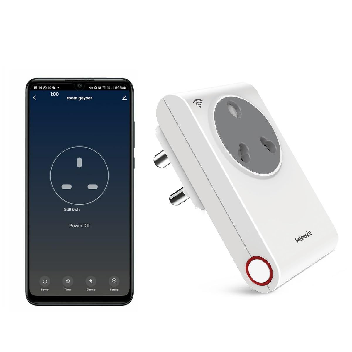 Goldmedal 16a Wi-fi Smart Plug 609 – Best Price in India