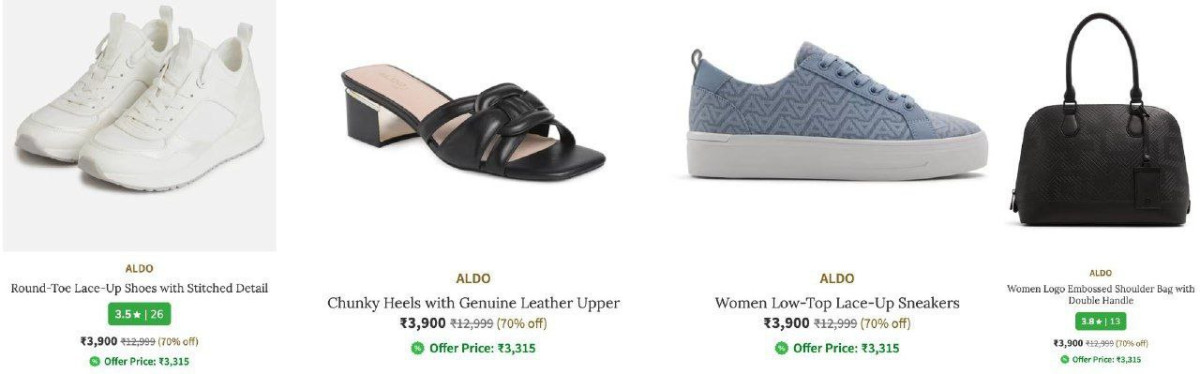 Ajio Loot 70 On Aldo (premium Brand) Women S Handbags More Men S – Best Pri