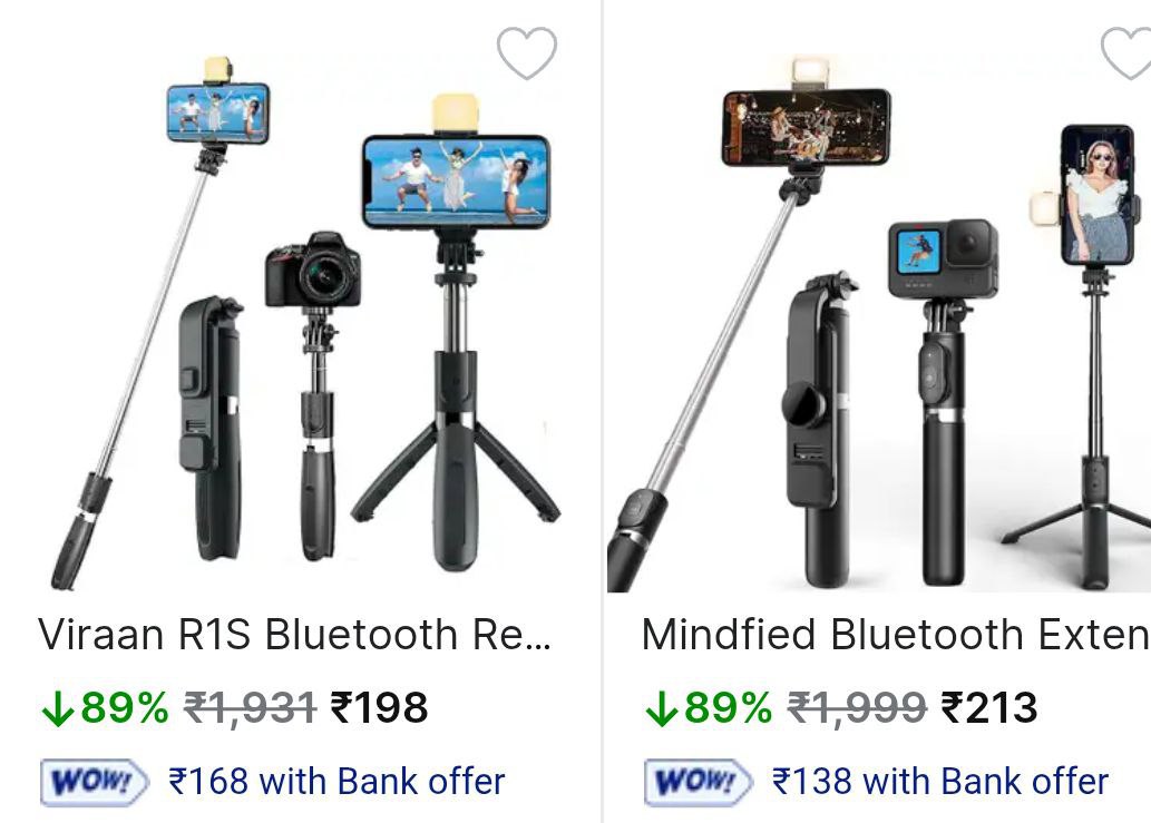 Flipkart Grab Tripods Starting At Just 198 – Best Price in India