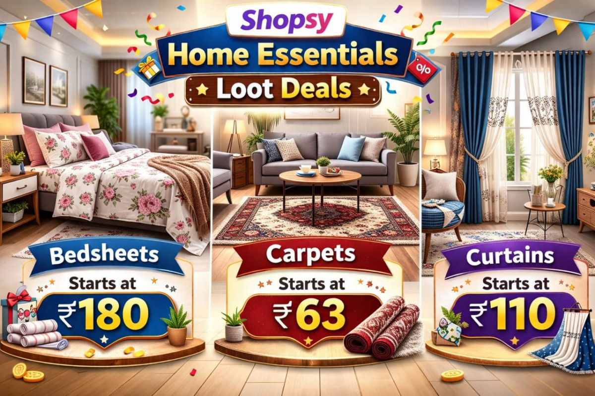 Shopsy Home Essentials Loot Deals Bedsheets Starts At 180 Carpets Starts At