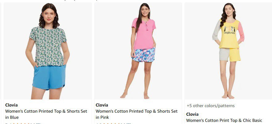 Amazon 80 On Clovia Women S Clothing Pyjama Set Nightwear Innerwear – Best 