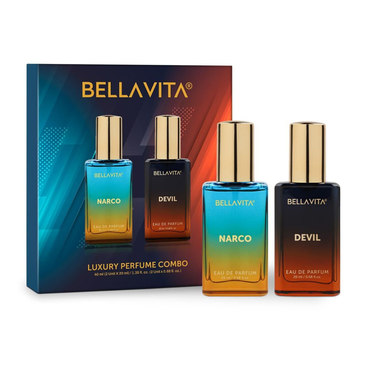 Bellavita Narco Devil Long Lasting 2x20ml Edp Perfume 179 – Best Price in I