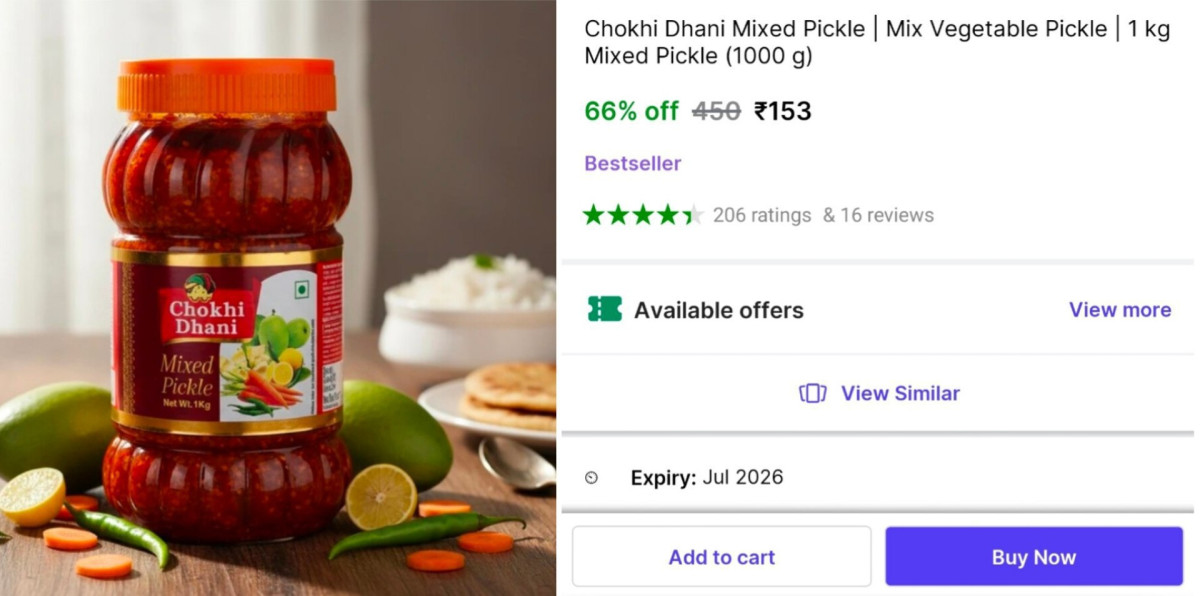 Chokhi Dhani Mix Pickle 1kg At 153 More Deals Click Here Must Read – Best P