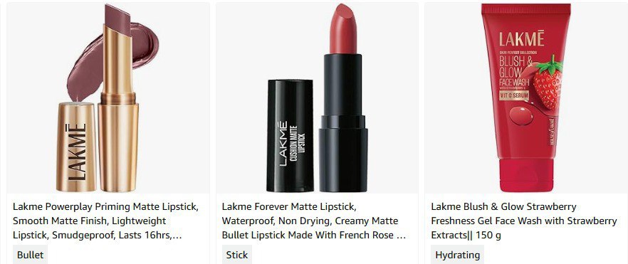 Amazon 61 On Lakme Beauty Products 50 On Biotique Beauty Products – Best Pr