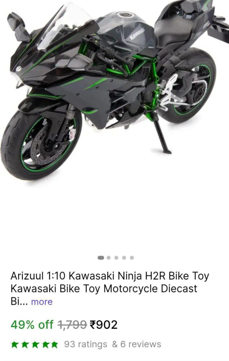 Loot This Kawasakhi Bike Toy Now At Lowest Priceat 52 – Best Price in India