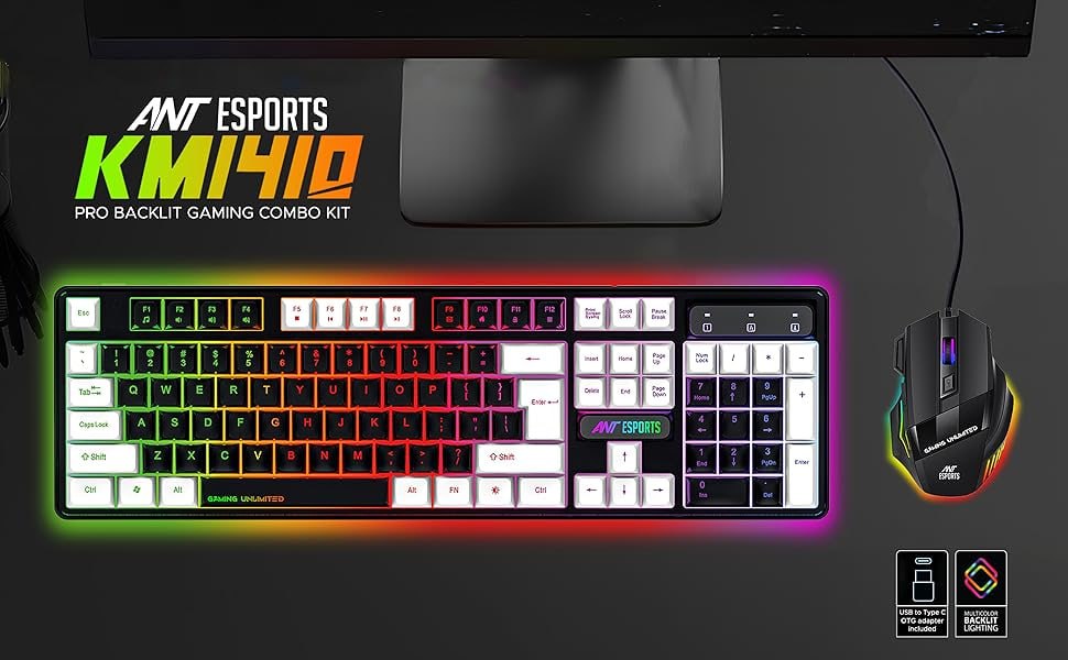 Ant Esports Wired Gaming Keyboard Mouse 749 – Best Price in India