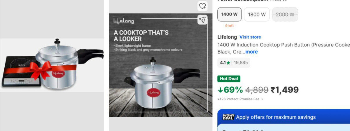 Flipkart Loot 69 -lifelong 1400 W Induction Cooktop At Rs 1 499 – Best Pric