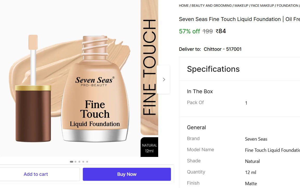 Liquid Foundation 84 – Best Price in India