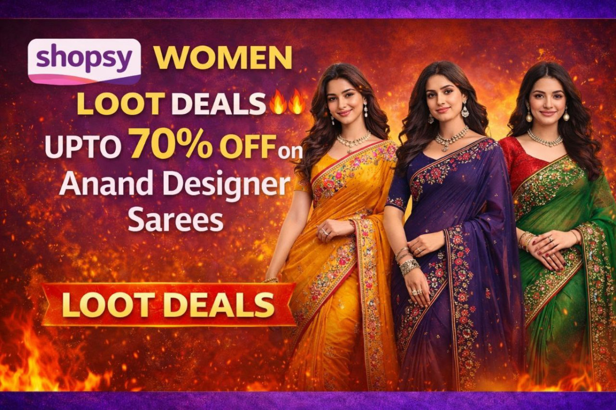 Shopsy Women Loot Deals 70 On Anand Designer Sareeslink – Best Price in Ind