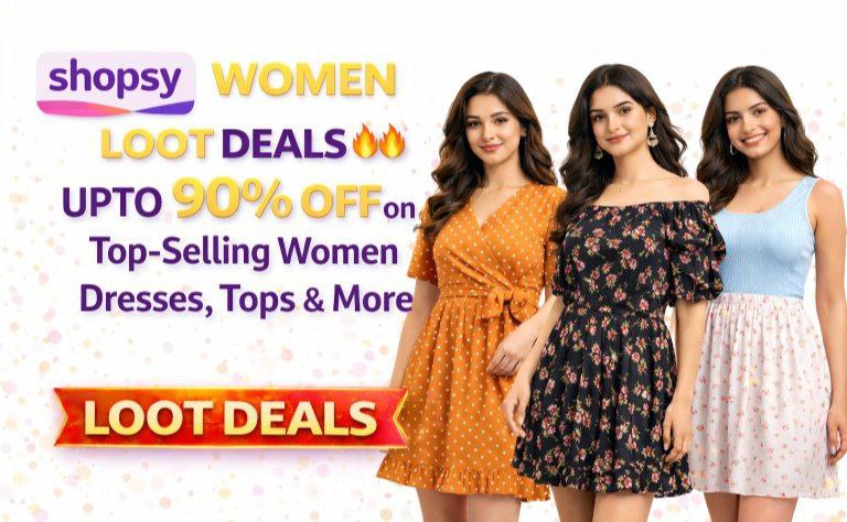 Shopsy Women Loot Deals 90 On Top-selling Women Dresses Tops Morelink – Bes