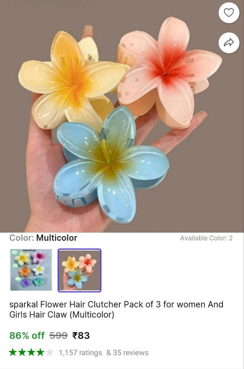 Pack Of 3 Flower Clutcher 83 More Deals Click Here Must Read – Best Price i