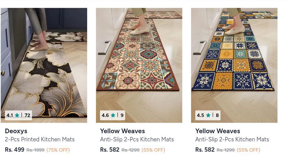 Myntra Carpets Dhurries Floor Mats Heavy Discounts Dhurries 50 Floor Mats K