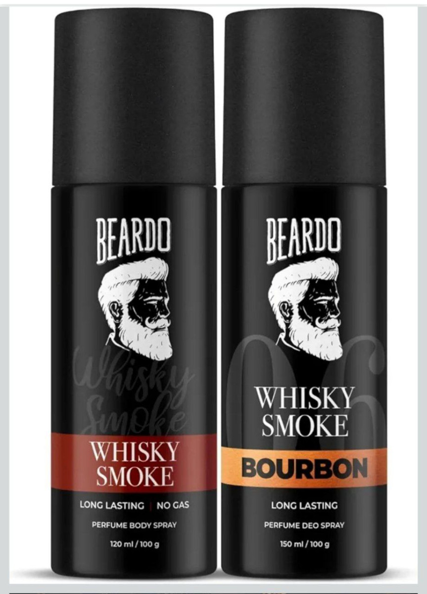 Beardo Whisky Smoke Bourbon Perfume Body Spray (set Of 2) 179 – Best Price 