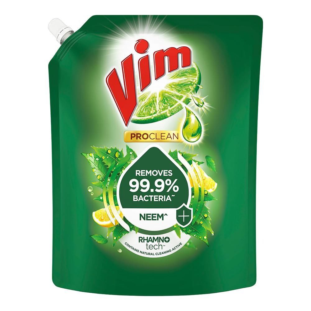 Vim Vim Dishwash Anti Bac Liquid Neem 1 7 Ltr 284 – Best Price in India