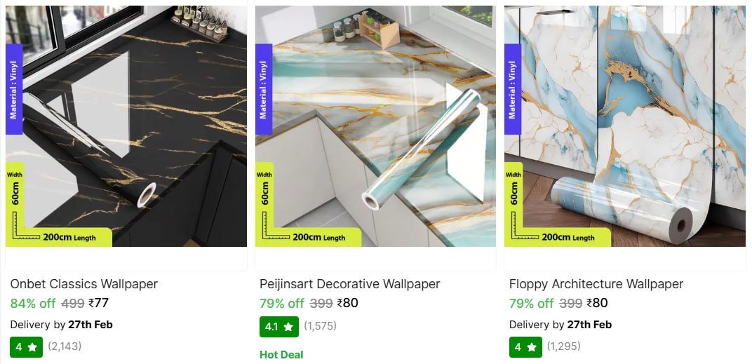 Wallpaper And Stickers From 77 More Deals Click Here Must Read – Best Price