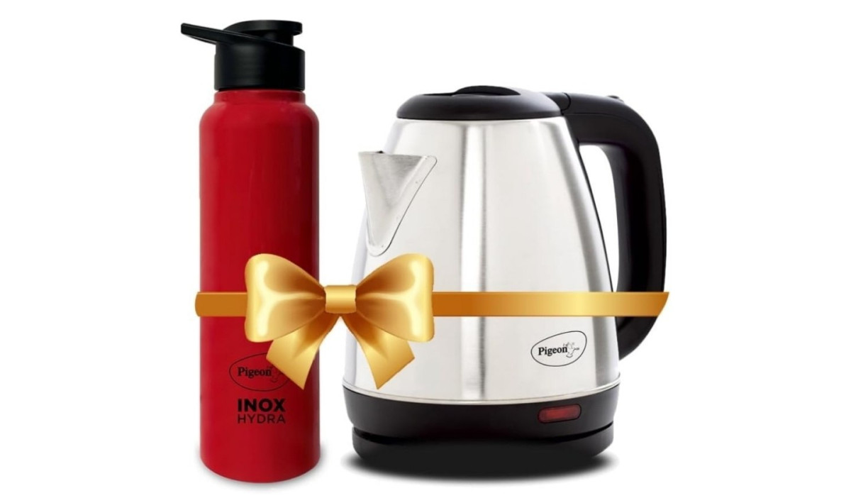 Grab Pigeon 1 5l Electric Kettle 1l Stainless Steel Bottle At 659 – Best Pr