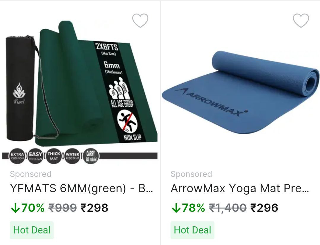 Flipkart Fitness Mantra Yoga Mats 78 – Best Price in India