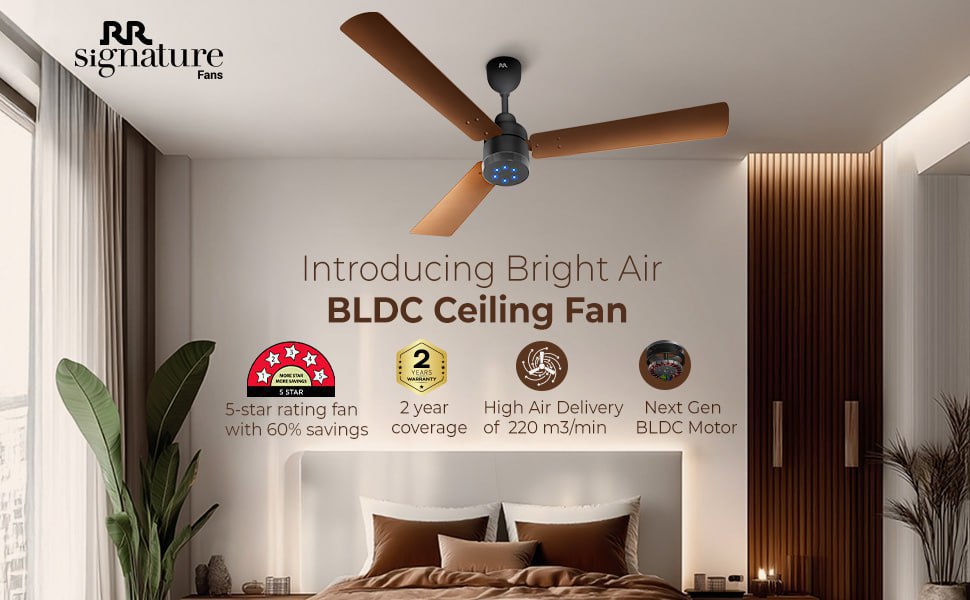 Rr Signature 5 Star Bldc Ceiling Fan With Remote At 2799 – Best Price in In