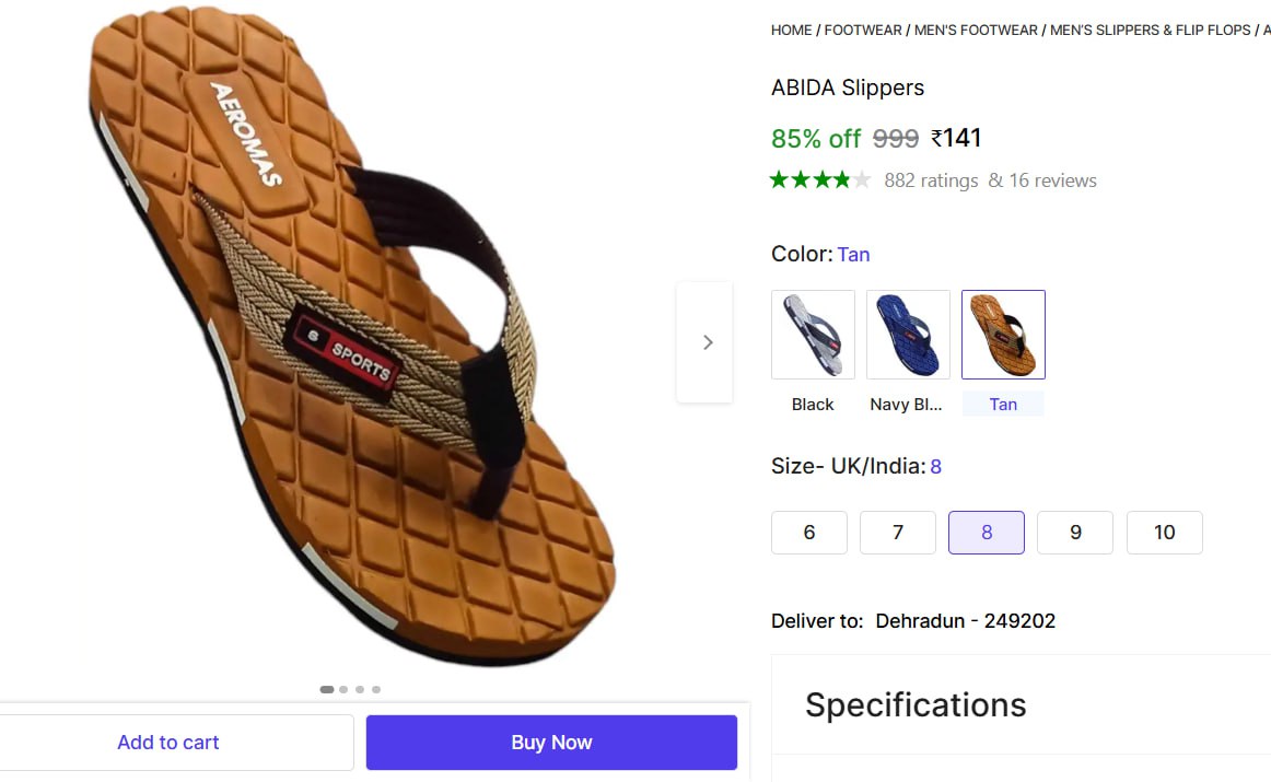Slippers For Men 141 – Best Price in India
