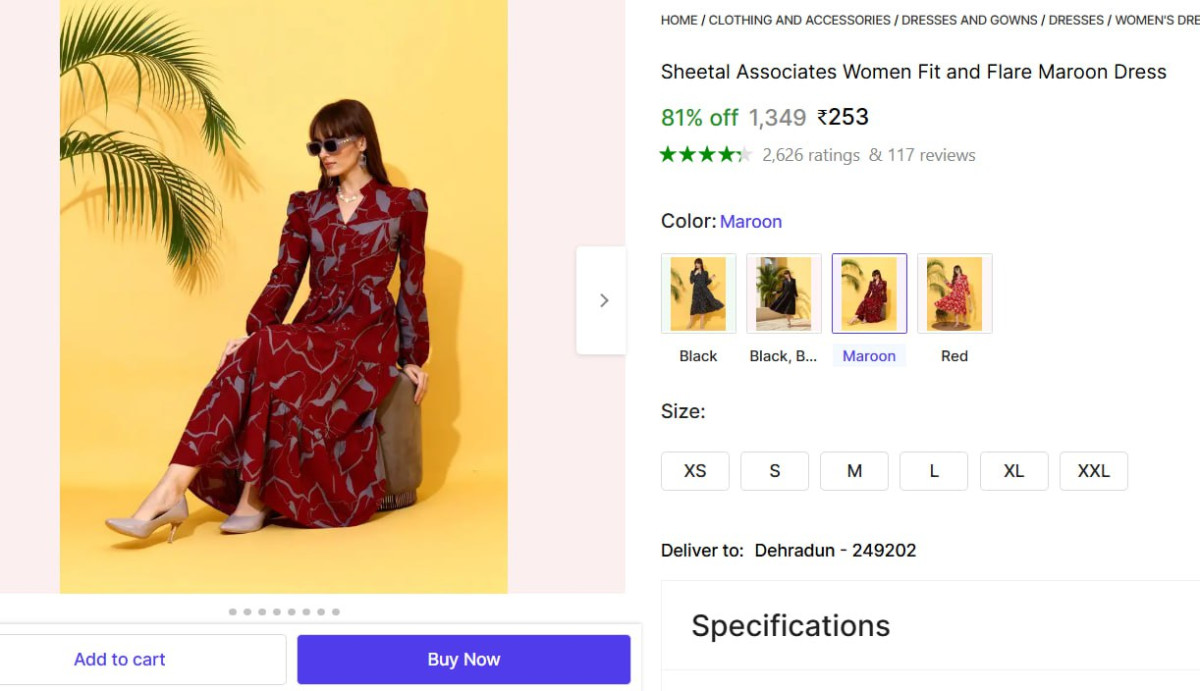 Women S Drees At 253 – Best Price in India
