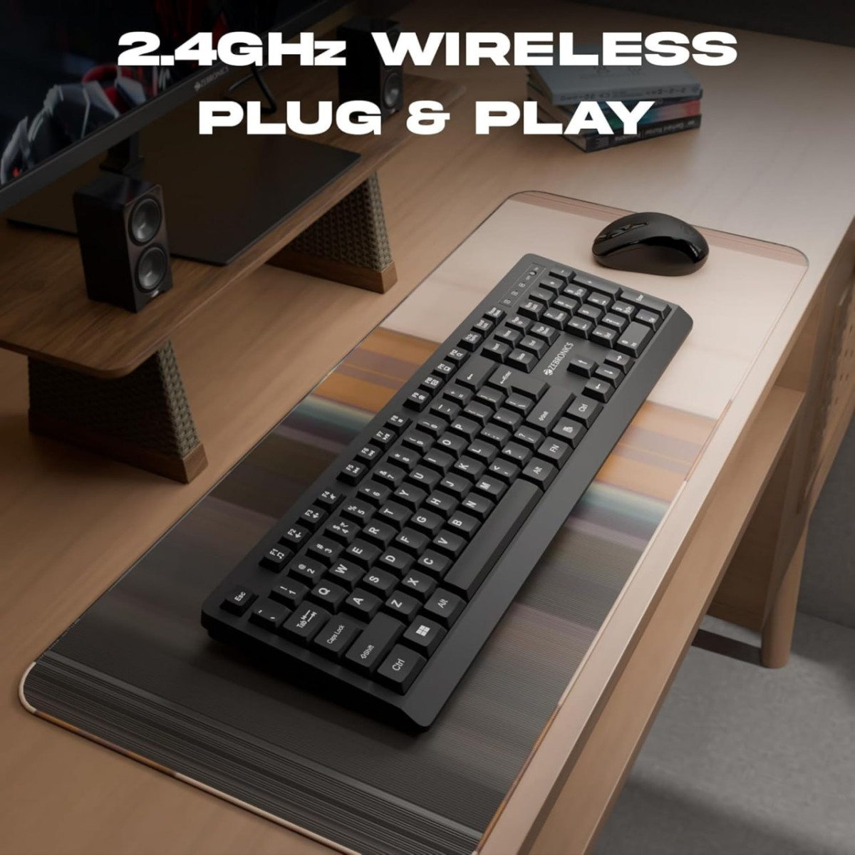 Zebronics Wireless Keyboard Mouse 699 – Best Price in India
