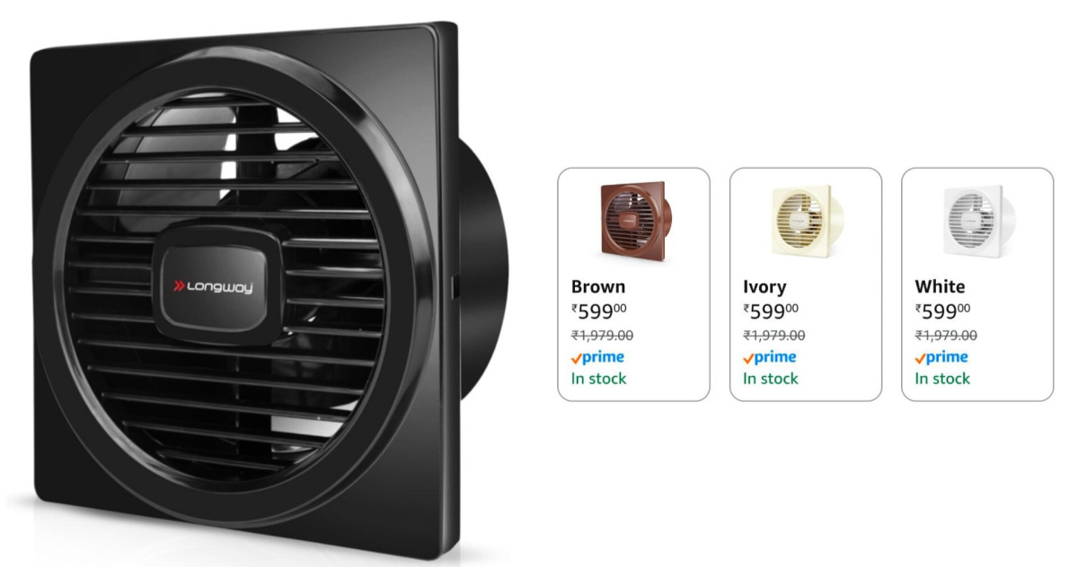 Longway Exhaust Fan At 599 – Best Price in India