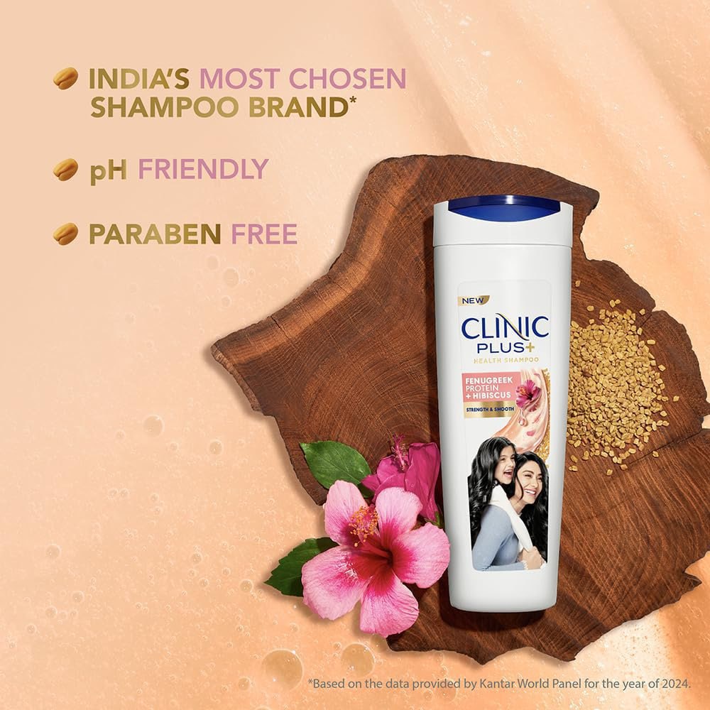 Clinic Plus Fenugreek Protein Hibiscus Shampoo 650ml 477 – Best Price in In