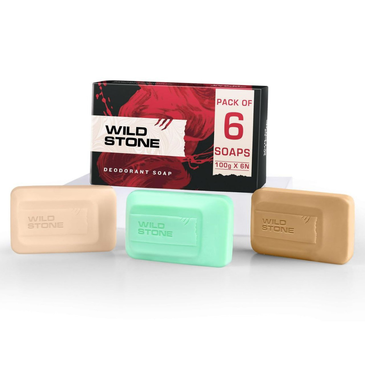 Wild Stone Ultra Sensual Forest Spice And Musk Soaps For Bath (pack Of 6 10