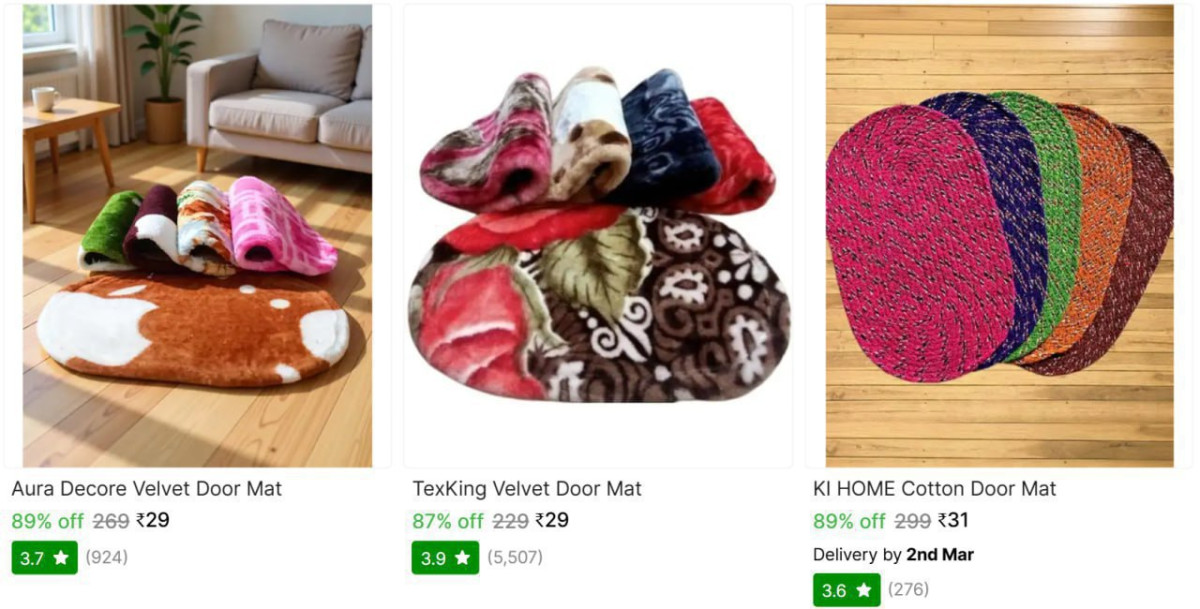 Door Mats Starts Rs 29 – Best Price in India