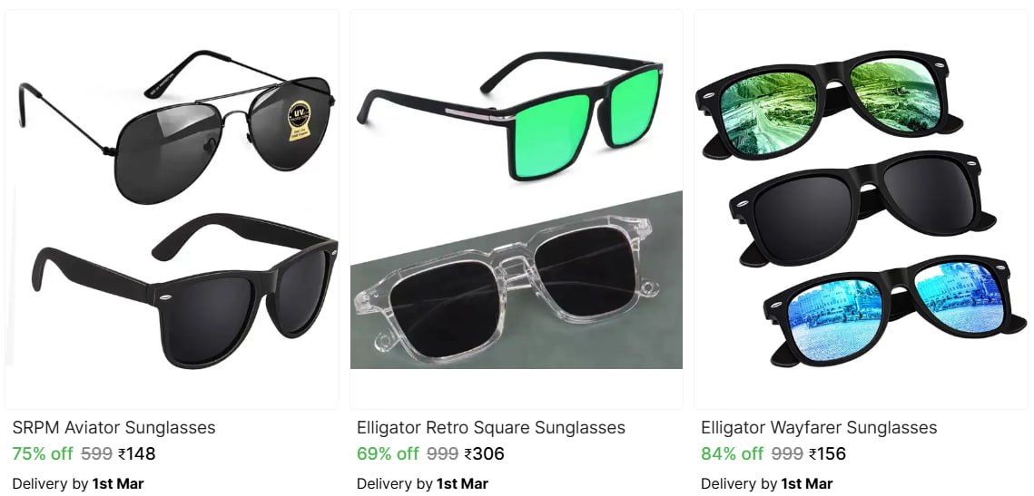 Men S Sunglasses Pack Of 3 156 More - – Best Price in India